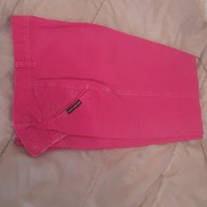 Pink vintage style jeans
